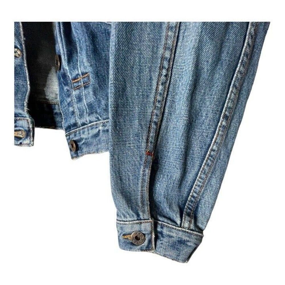 Von Dutch Jean Denim Jacket Woman’s Size M Garage Y2K - Picture 4 of 12